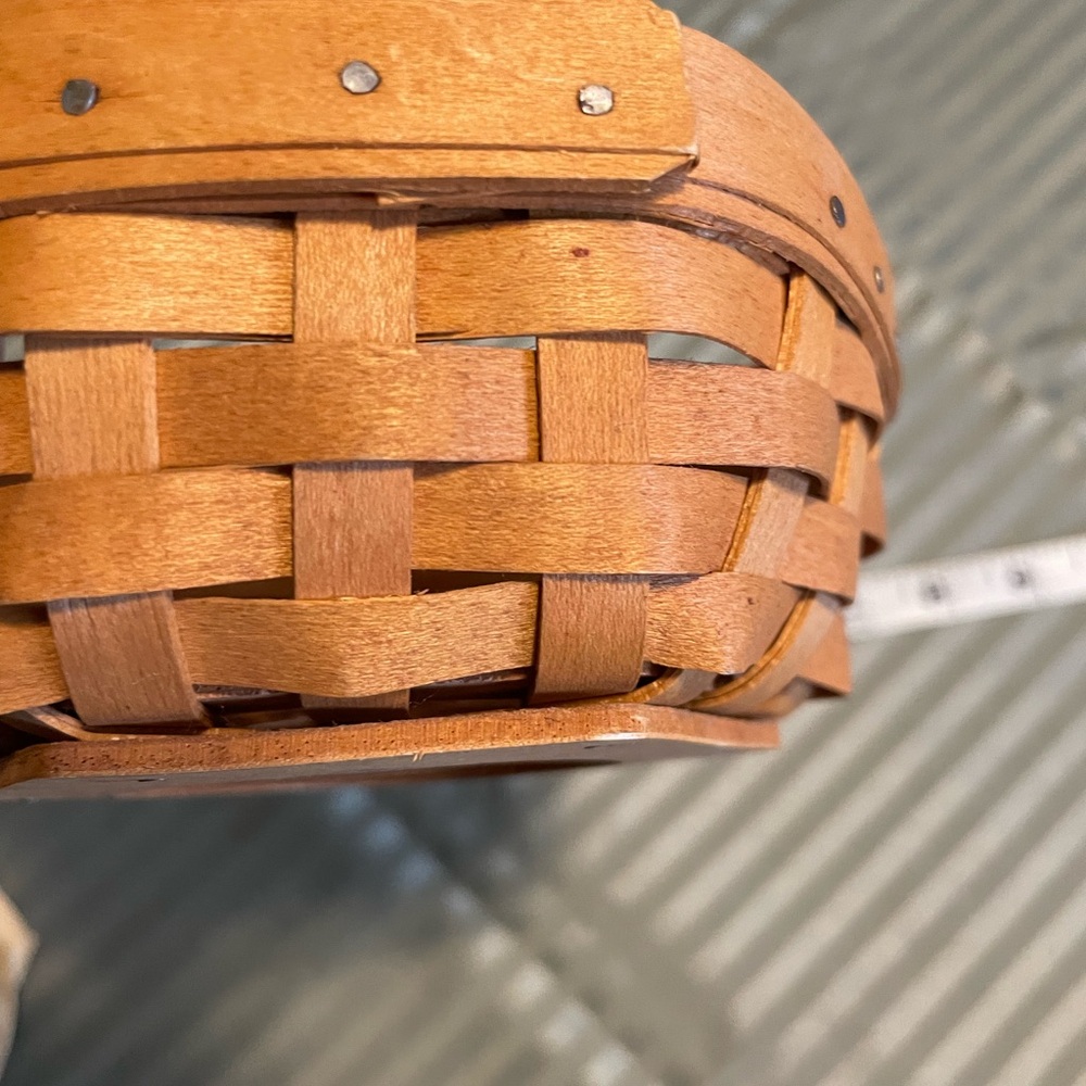 Longaberger Woven Wood Accent Basket in Natural Brown - Home Accents - Picture 8 of 11